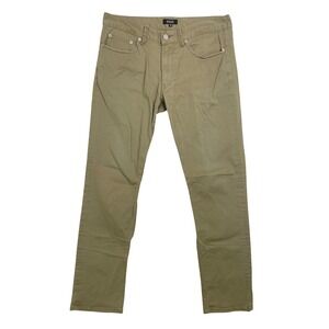 Men JP-size M Pants Burberry Black Label Tan Khaki Chinos Slim Fit Size 79 32x28